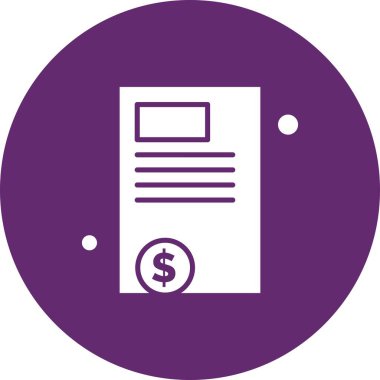 Belge Simgesi vektör illüstrasyonunu rapor et