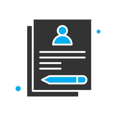 belge simgesi, vektör çizimi