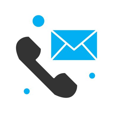 Vektör telefon simgesi, vektör illüstrasyonu  