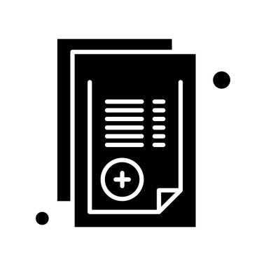 Belge Simgesi vektör illüstrasyonunu rapor et