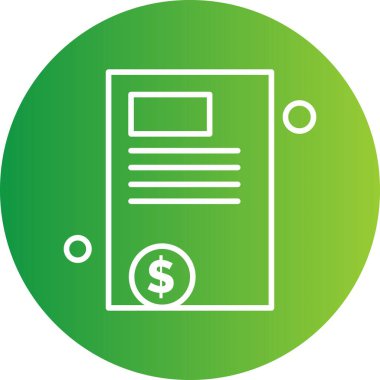 Belge Simgesi vektör illüstrasyonunu rapor et