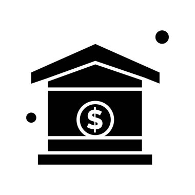 Vektör ev simgesi, vektör illüstrasyonu  