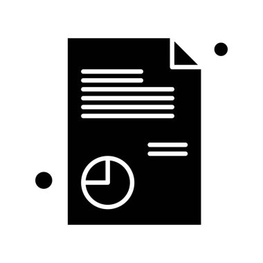 Belge Simgesi vektör illüstrasyonunu rapor et