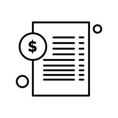 Belge Simgesi vektör illüstrasyonunu rapor et