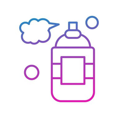 Parfüm ikonunun vektör illüstrasyonu