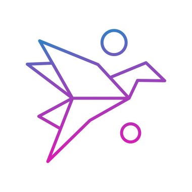 Kağıt simgesinin vektör illüstrasyonu