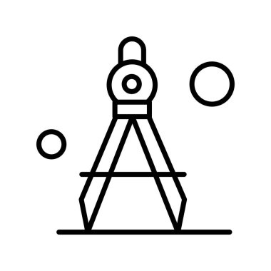 Vektör Çizim Pusula Simgesi, vektör çizimi