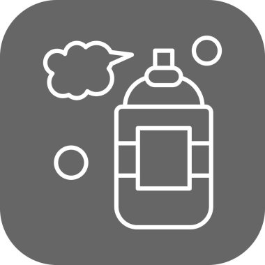 Parfüm ikonunun vektör illüstrasyonu