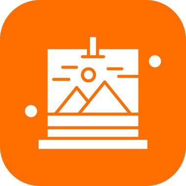 Galeri Simgesinin Vektör illüstrasyonu