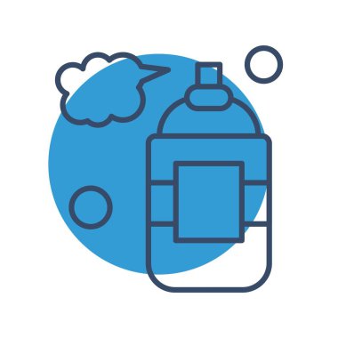 Parfüm ikonunun vektör illüstrasyonu