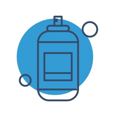 Parfüm ikonunun vektör illüstrasyonu