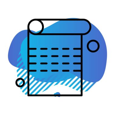   Sayfa Simgesinin Vektör illüstrasyonu