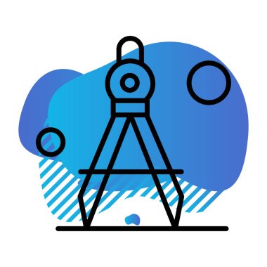 Vektör Çizim Pusula Simgesi, vektör çizimi