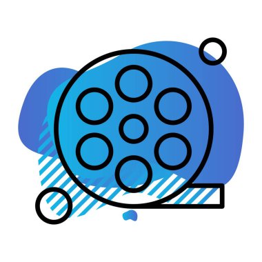 Film makarasının vektör illüstrasyonuName