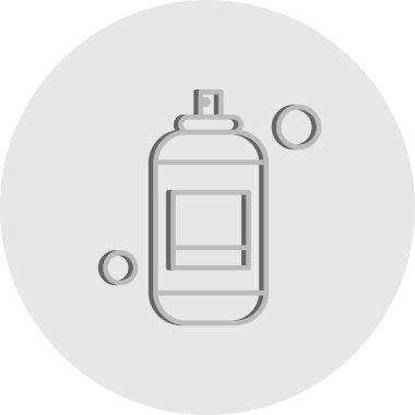 Parfüm ikonunun vektör illüstrasyonu