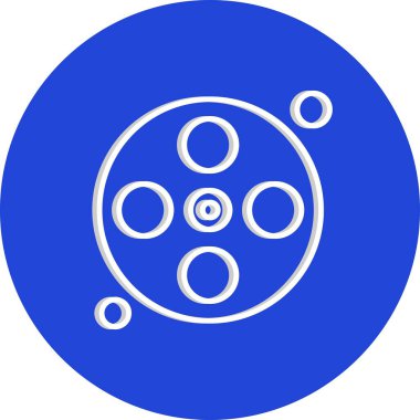 Film makarasının vektör illüstrasyonuName