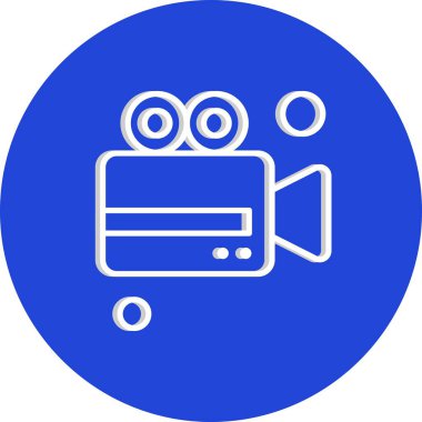 Vektör Kamera Simgesi, vektör illüstrasyonu  