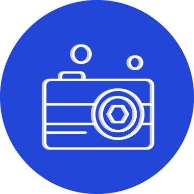Vektör Kamera Simgesi, vektör illüstrasyonu  
