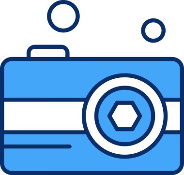 Vektör Kamera Simgesi, vektör illüstrasyonu  