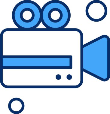 Vektör Kamera Simgesi, vektör illüstrasyonu  