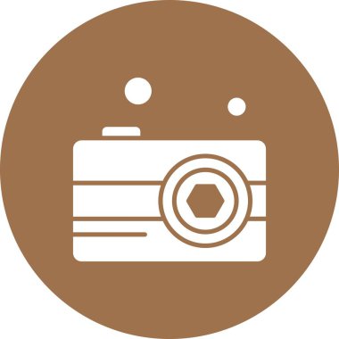 Vektör Kamera Simgesi, vektör illüstrasyonu  