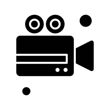 Vektör Kamera Simgesi, vektör illüstrasyonu  