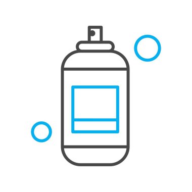 Parfüm ikonunun vektör illüstrasyonu