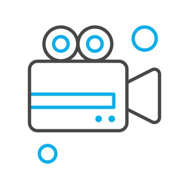 Vektör Kamera Simgesi, vektör illüstrasyonu  