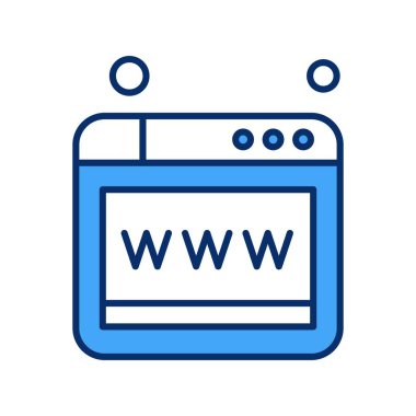 Vektör seo simgesi illüstrasyonu