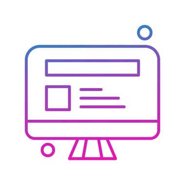  Tasarım için vektör lcd Simgesi