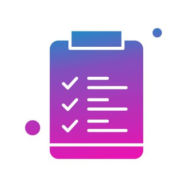 Belgenin vektör illüstrasyonu, basit simge tasarımı