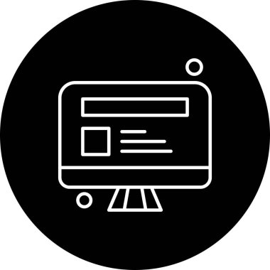  Tasarım için vektör lcd Simgesi