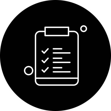 Belgenin vektör illüstrasyonu, basit simge tasarımı