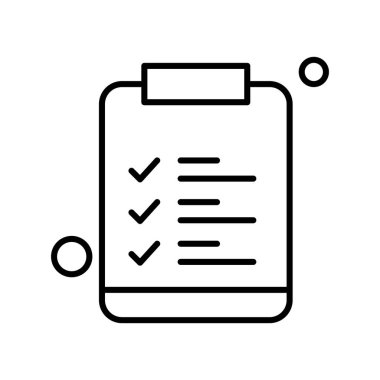 Belgenin vektör illüstrasyonu, basit simge tasarımı