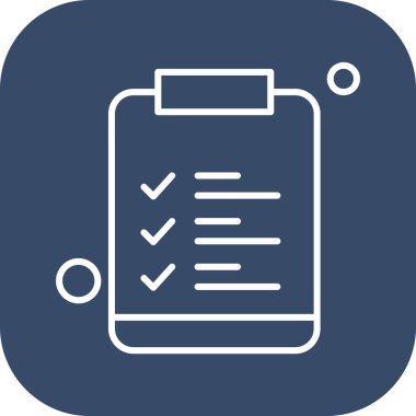 Belgenin vektör illüstrasyonu, basit simge tasarımı