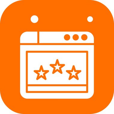 Web sitesi simgesi, vektör illüstrasyonu, İnternet konsepti  