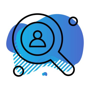 araştırma simgesi, vektör illüstrasyonu