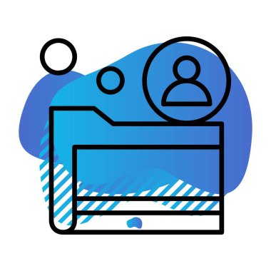 Vektör seo simgesi illüstrasyonu