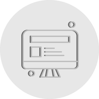  Tasarım için vektör lcd Simgesi