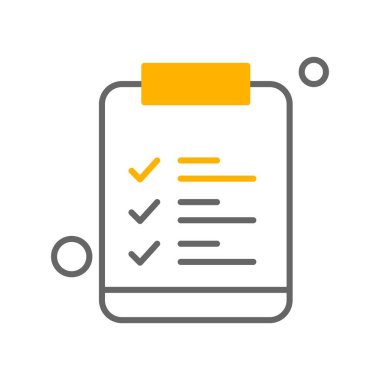 Belgenin vektör illüstrasyonu, basit simge tasarımı