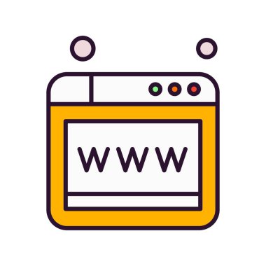 Vektör seo simgesi illüstrasyonu