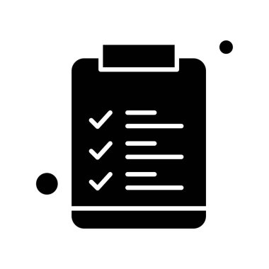 Belgenin vektör illüstrasyonu, basit simge tasarımı