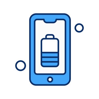 Vektör akıllı telefon simgesi illüstrasyonu