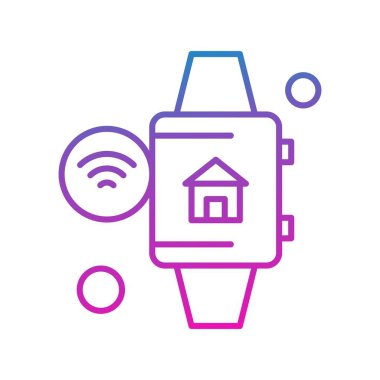 Vektör ev simgesi, vektör illüstrasyonu  