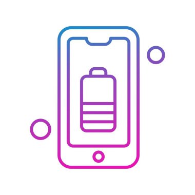 Vektör akıllı telefon simgesi illüstrasyonu