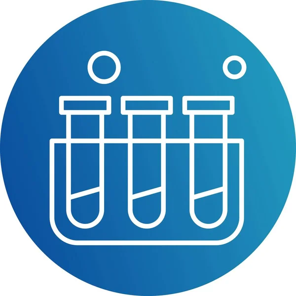 Test Tube Icon Vector Illustration — Stock Vector