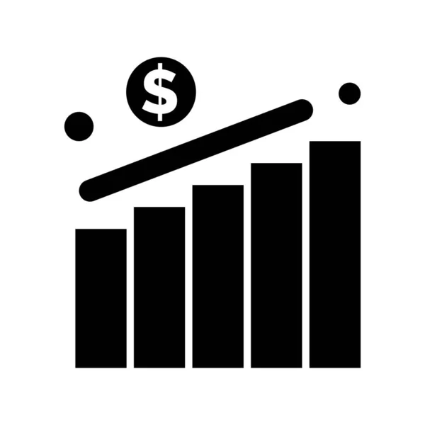 Ilustración Vectorial Gráfico Icono — Vector de stock