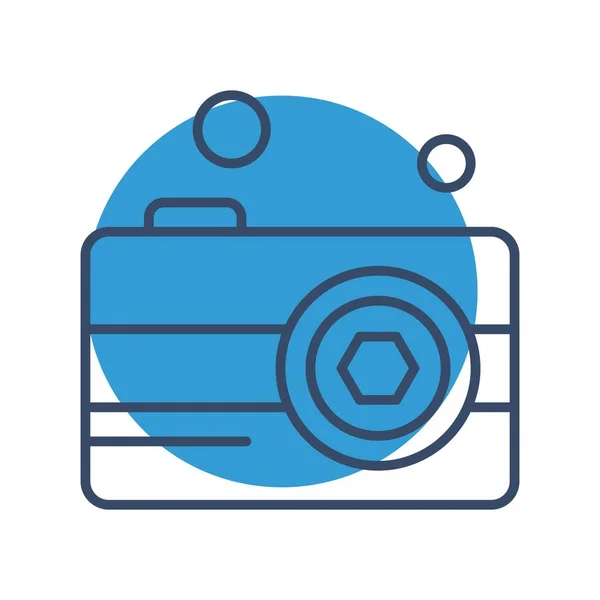 Vector Camera Icon Vector Illustration — Stock Vector