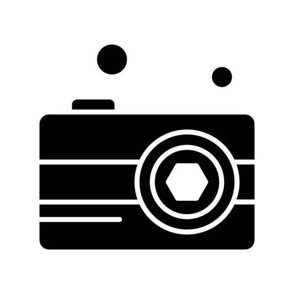 Vektor Kamera Symbol Vektor Illustration — Stockvektor