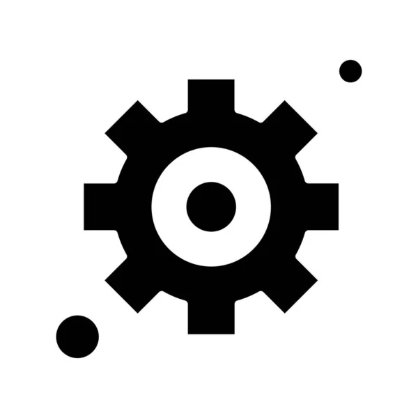 Configuração Vetor Icon Ilustração — Vetor de Stock